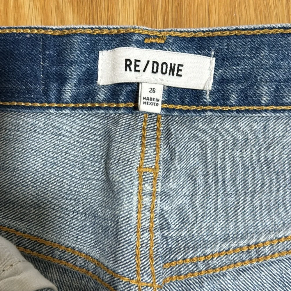 Re/Done 70s Ultra High Rise Stove Pipe Jeans - Picture 3 of 6